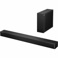 Bar de son HS2100 2.1 Bluetooth - 240 W RMS - Noir Hisense - Fixation Murale - De table - 50 Hz à 20 kHz - DTS Virtual:X, 3D Surround Sound, Dolby Audio - USB - HDMI