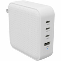 Hyper HyperJuice 100W USB-C GaN Travel Charger with 4 Ports - 100 W - White