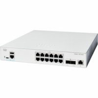 Cisco Catalyst 1300-12XT-2X Layer 3 Switch - 12 Ports - Manageable - 10 Gigabit Ethernet - 10GBase-X, 10GBase-T - 3 Layer Supported - 56.70 W Power Consumption - Twisted Pair, Optical Fiber - 1U - Rack-mountable