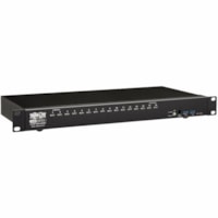 Eaton 16-Port DisplayPort/USB KVM Switch with Audio/Video and USB Peripheral Sharing, 4K 60 Hz, 1U Rack-Mount - 16 Computer(s) - 4K - 4096 x 2160 - 50 Hz, 60 Hz - 18 x USB - 17 x DisplayPort - 1U - Rack-mountable, Desktop 