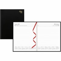 Planificateur - Standard - format 8 3/8 po (212,73 mm) x 10 1/2 po (266,70 mm) - Noir - 1 chaque