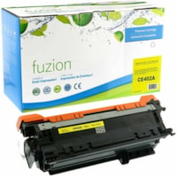 fuzion - Cartouche toner Premium Remanufacturé Standard Rendement Laser (CE402A) - Jaune - 6000 Pages