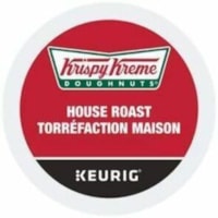 Krispy Kreme K-Cup House Roast Light Roast Coffee - Compatible with Keurig K-Cup Brewer - American, Regular - Light/Medium - K-Cup - Arabica, Classic - 30 / Box