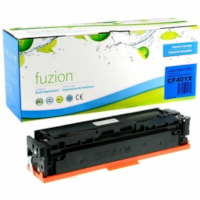 fuzion Premium Original High Yield Laser Toner Cartridge 201X (CF401X) - Cyan - 1 Each - 2300 Pages