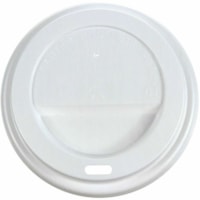 CAFE EXPRESS Dome Sip Lid - Dome - 3.50" (88.90 mm) Diameter - Polypropylene - White - 500 / Carton