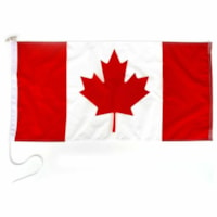 Drapeau national Flying Colours International - Canada - longueur de 72 po (1828,80 mm) x largeur de 36 po (914,40 mm) - Résistantes - Nylon