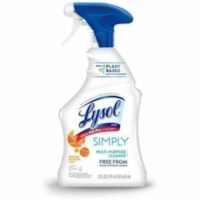 Lysol Multi-Purpose Cleaner - Simply - For Multipurpose - Ready-To-Use - Spray - 22 fl oz (0.7 quart) - Orange Blossom Scent - Phosphate-free, Bleach-free, Dye-free, Residue-free, Disinfectant Spray Bottle - 1 Unit