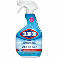 Nettoyant pour salle de bains Clorox - Pour Salle de bain, Foyer - Aérosol - 30 oz liq (0.9 quart) - DésinfectantBouteille à gâchette - 9 / Étui