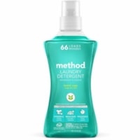 Method Laundry Detergent - For Laundry, Household - Liquid - 50.7 fl oz (1.6 quart) - Beach Sage Scent - Cruelty-free, Long Lasting, Bleach-free - Clear - 1 Unit