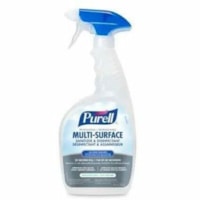 Désinfectant ProfessionalPURELL® - Sans rinçage*, désinfecte et nettoie la surface en contact avec les aliments.