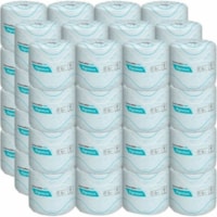 Papier hygiénique Signature Cascades PRO - 2 Pli - 400 Feuilles/Rouleau - Blanc - Papier - 48 / Étui