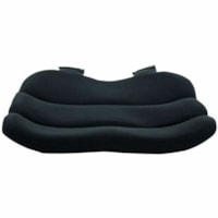 ObusForme Contoured Seat Cushion - Black - High Density Foam (HDF), Velcro