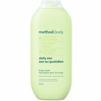 Gel douche Method - 17,99 oz liq (532 mL) - Corps, Habillage - Hydratant - clair - Biodégradable, Sans colorant, Sans cruauté, Sans parabène, Sans phtalate - 1 Unité