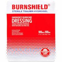 Burnshield Gauze Bandage - 4" (101.60 mm) Width x 4" (101.60 mm) Length - Off White - Foam - 1 / Unit