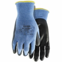 Stealth Stinger Work Gloves - Small Size - High Performance Polyethylene (HPPE), Nylon, Glass, Spandex - Cut Resistant, Durable, Lightweight, Ergonomic, Fatigue-free, Snug Fit, Knit Wrist - For Metal Fabrication, Construction, General Purpose