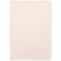 Letts Conscious Planner - Personal - Monthly, Weekly - 12 Month - January 2024 - December 2024 - 5 7/8" (149.23 mm) x 8 1/4" (209.55 mm) Sheet Size - White Sheet - Sewn - Pink Polyester CoverPrinted, Yearly Goals Page, Ribbon Marker, Bookmark, To-do List, Notes Section, Hard Cover, Embossed, Monthly