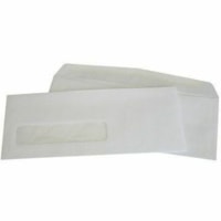 Supremex Envelope - Business - #10 - 4 1/8" Width x 9 1/2" Length Diameter - 24 lb (10886.21688 g) - White Wove - Paper - 500 / Box