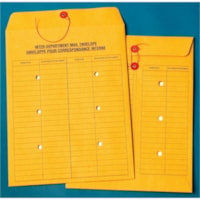 Quality Park Envelope - Interoffice - 10" Width x 13" Length - Kraft - 100 / Box - Golden