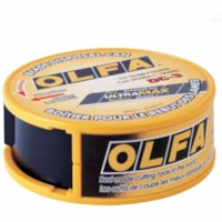 Olfa DC-3 Blade Disposal Can - Round - Manual - For Industrial - Plastic, ABS Plastic - Black