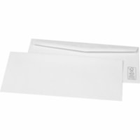 Supremex Envelope - Business - #10 - 4 1/8" Width x 9 1/2" Length Diameter - 24 lb (10886.21688 g) - Wove, Paper - 100 / Pack - White