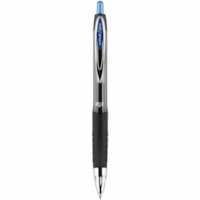 uniball(tm) 207, Gel Pen - 0.7 mm (0.03") Pen Point - Retractable - Blue Ink - Pigment-based - Clear Plastic Barrel