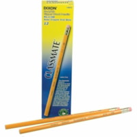 Dixon Classmate Wood Pencil - Black Lead - HB/#2 - Yellow Barrel - 12 / Box