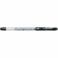 BIC Gel-ocity Gel Pen - 0.5 mm (0.02") Fine Pen Point - Black Ink - Gel-based - Clear, Translucent Barrel - 12 / Box