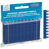 ITW Envopak Security Seal - Blue - Plastic - 250 / Pack