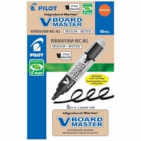 BeGreen V Board Master Dry Erase Marker - Chisel Marker Point - Refillable - Orange Ink - Liquid