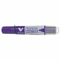 BeGreen V Board Master Dry Erase Marker - Bullet Marker Point - Refillable - Purple Ink - Liquid - Translucent, Transparent Barrel - 1 / Box