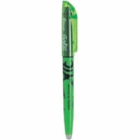 Crestar Erasable Highlighter - Chisel Marker Point - Fluorescent Green Ink - Liquid - Rubber Tip