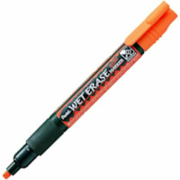 Pentel Arts Wet Erase Chalk Marker / SMW26 - Fine Chisel Marker Point - Orange Ink - Chalk-based - Orange Barrel - 1