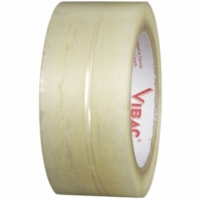 Vibac Bopp Box Sealing Tape 630 - 109.4 yd (100 m) Length x 1.89" (48 mm) Width x 1.80 mil (0.05 mm) Thickness - Clear - 1.16 mil - BOPP Backing - Rubber Adhesive - Handheld Dispenser - For Industrial, Carton, Splicing, Bundling, General Purpose, Packaging, Box, Paper, Plastic, Film, Professional - 