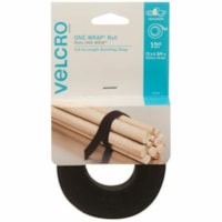 VELCRO® ONE-WRAP Cable Tying - Cable Strap - Black - 1 Pack - 144" Length - Nylon