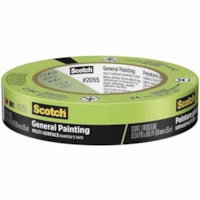 Ruban de masquage Scotch - longueur de 2.17po (55 mm) x largeur de 0.94po (24 mm) - Vert - Pour Professionnel, Peinture, Tapis, Fenêtre, Cabinet /Classeur, Vinyle