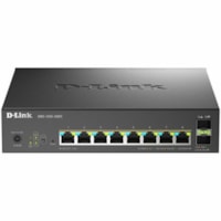 D-Link 8-Port Multi-Gigabit Smart Managed Switch - 8 Ports - Manageable - Gigabit Ethernet, 2.5 Gigabit Ethernet, 10 Gigabit Ethernet - 100/1000Base-T, 2.5GBase-T, 10GBase-X - 2 Layer Supported - 147 W Power Consumption - 120 W PoE Budget - Twisted Pair, Optical Fiber - PoE Ports