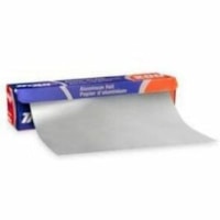 Feuille d'aluminium d'emballage Conglom - largeur de 11,81 po (300 mm) x longueur de 656,17 pi (200000 mm) - Résistantes - Feuille d'aluminium - Argenté - 1 Unité