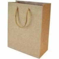 Gunther Mele Shopping Bag - Kraft - Cardboard, Kraft Paper - Shopping - Recycled