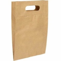 Gunther Mele Shopping Bag - 8" (203.20 mm) Width x 2" (50.80 mm) Depth - Kraft - Paper - Shopping - 500 / Carton