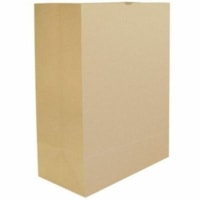 Gunther Mele Shopping Bag - 12" (304.80 mm) Width x 7" (177.80 mm) Depth - Kraft - Kraft - Grocery, Food