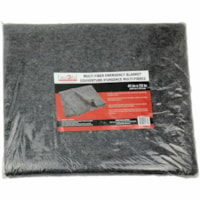 Couverture d'urgence First Aid Central - 1 x Piece(s) - largeur de 41po (1041.40 mm)longueur de 72po (1828.80 mm) - Gris - 1 / Unité