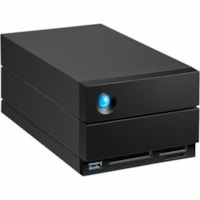 LaCie 2big Dock DAS Storage System - 48 TB Installed HDD Capacity - RAID Supported - 2 x Total Bays - 2 x 3.5" Bay