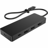 HP USB-C Travel Hub G3 (86S97AA) - for Notebook/Monitor - Charging Capability - 90 W - Rugged - USB Type C - 1 Displays Supported - 4K @ 60Hz - 3840 x 2160 - 4 x USB Ports - 2 x USB Type-A Ports - USB Type-A - 2 x USB Type-C Ports - USB Type-C - 1 x HDMI Ports - HDMI - Wired - Windows 10, Windows 11