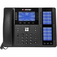 Fortinet FortiFone FON-580B IP Phone - Corded - Corded - Bluetooth - Desktop - VoIP - 4.3" (109.22 mm) - 2 x Network (RJ-45) - PoE Ports