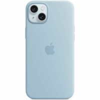 Coque pour Apple Smartphone - Bleu clair Apple - Pour Apple Smartphone - Bleu clair - Lisse, Toucher doux - Résistant aux rayures, Résistant aux chocs - silicone, Microfibre - Wireless Charging Compatible