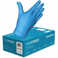 4 MIL TRIO NITRILE  GLOVE  SML