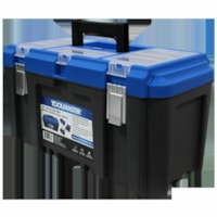 TOOL MASTER Storage Case - External Dimensions: 10" (254 mm) Width x 10" (254 mm) Depth x 19" (482.60 mm) Height - Lid, Latch, Padlock Closure - Plastic, Metal - Black - For Tool, Housing