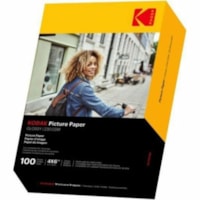 Kodak Photo Paper - Glossy - Smear Resistant, Smudge Resistant, Printable - 100 / Pack