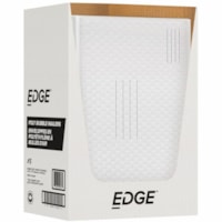 EDGE Mailer - Bubble - #5 - 10 1/2" Width x 16" Length Diameter - Self-adhesive Seal - Poly, Polyethylene - 25 / Case - White