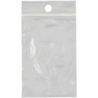 Sac de rangement SPC - largeur de 1,75 po (44,45 mm) x longueur de 2 po (50,80 mm) x épaisseur de 2 mil (51 Micron) - Fermeture éclair Fermenture - Transparent, clair - Polyéthylène - 1000 / boîte